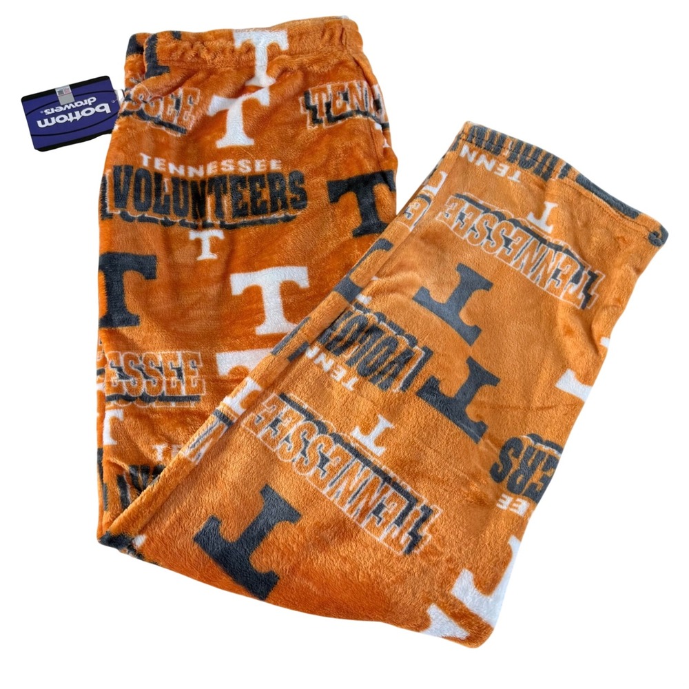 Bottom Drawers Tennessee Volunteers Fleece Pajama Pants Mens XXL Orange NCAA NEW